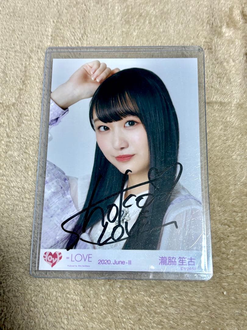 瀧脇笙古 生写真 直筆 CAMEO 歌唱衣装 ヨリ イコラブ - メルカリ