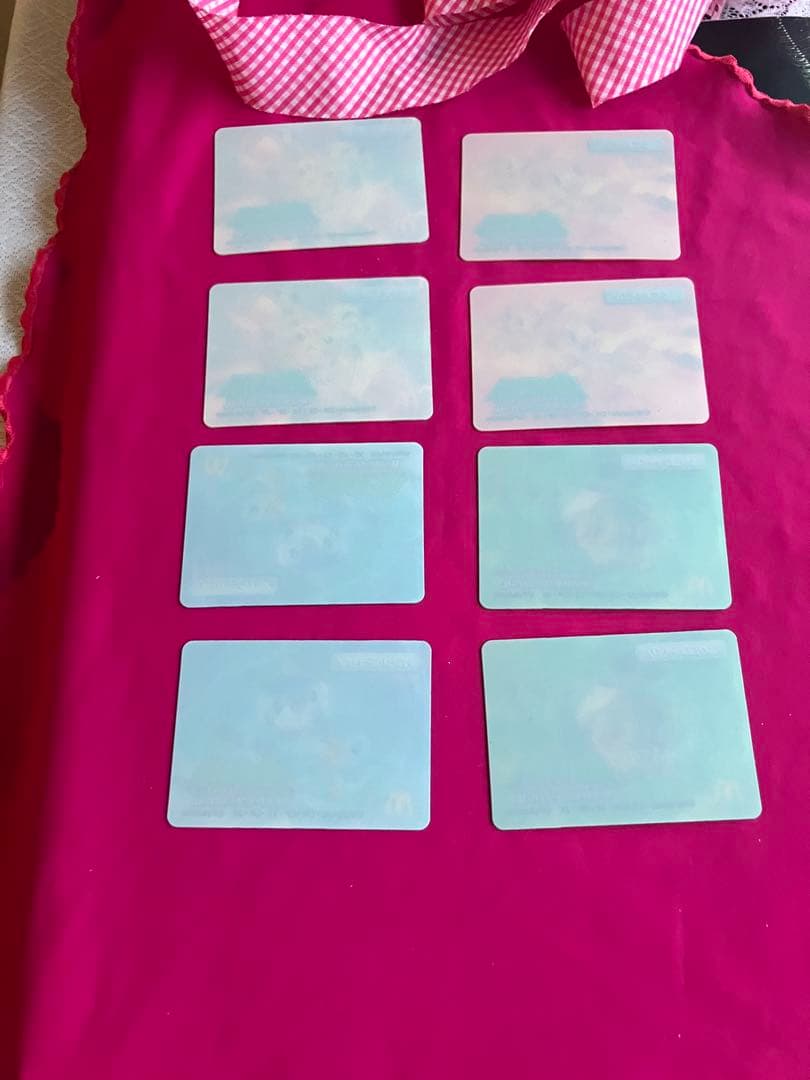 ポケモン3D動く絵柄カード8枚セット マクドナルドコラボ限定 日本製