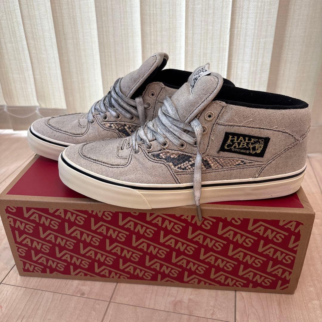 VANS HALF CAB グレー ハイカットスニーカー