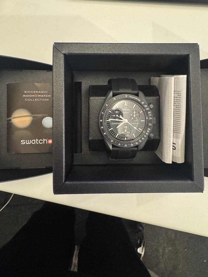 Swatch Moonwatch Collection ブラック