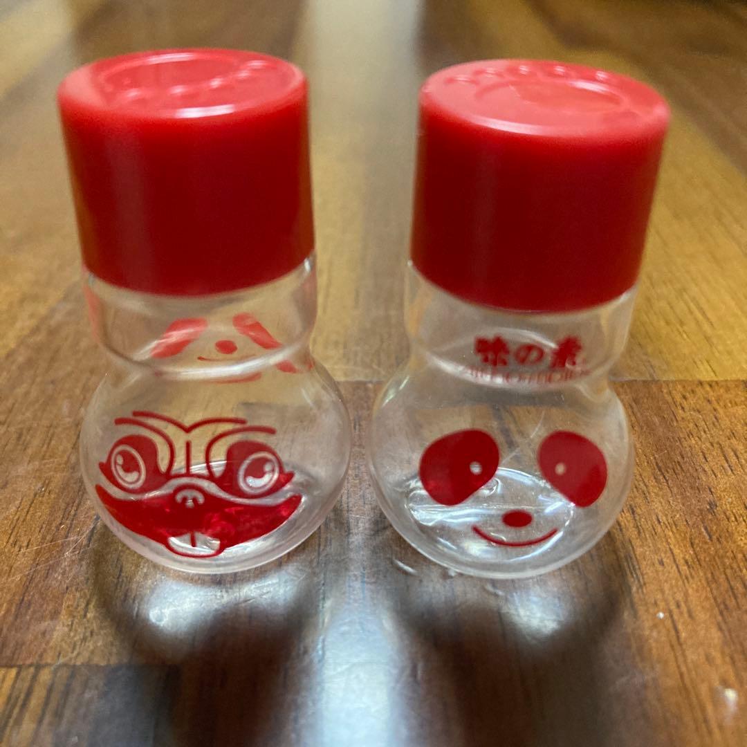 ☆【AJINOMOTO】ミニ空ボトル 宇宙兄弟 アポ コラボ＆アジパンダ 2個