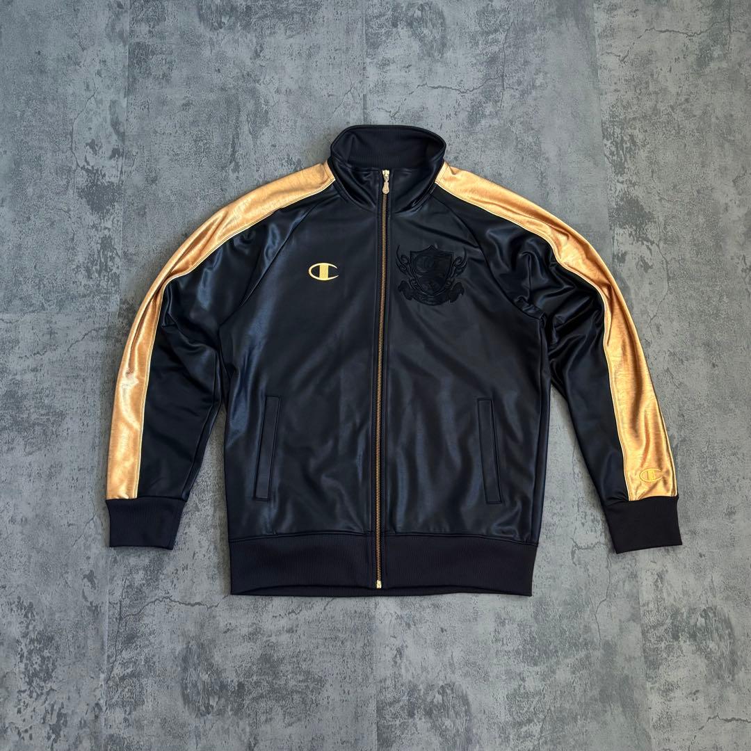 激レア】 チャンピオン 魔裟斗モデル 金黒 ジャージ L ストリート 刺繍