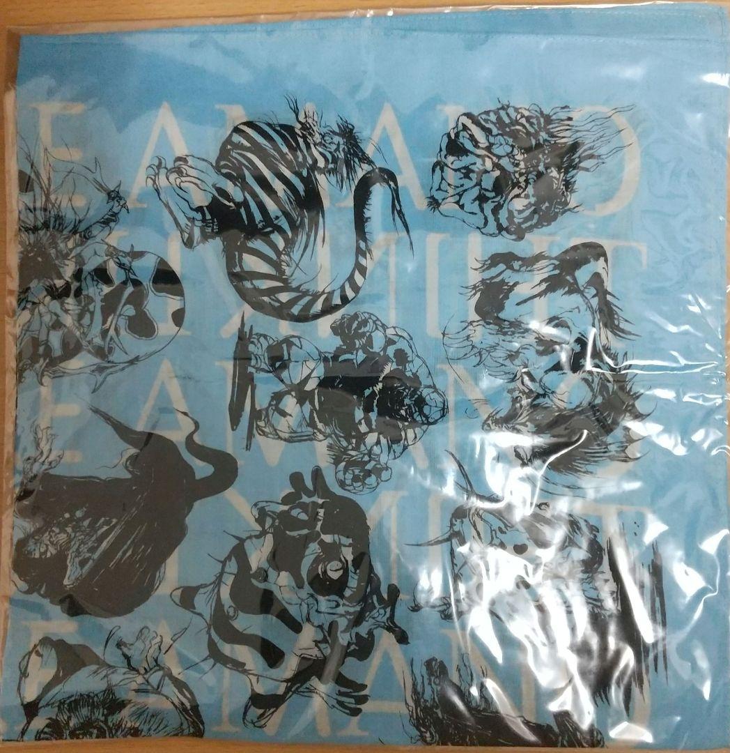 未開封】天野喜孝 FFモンスターデザインハンカチ