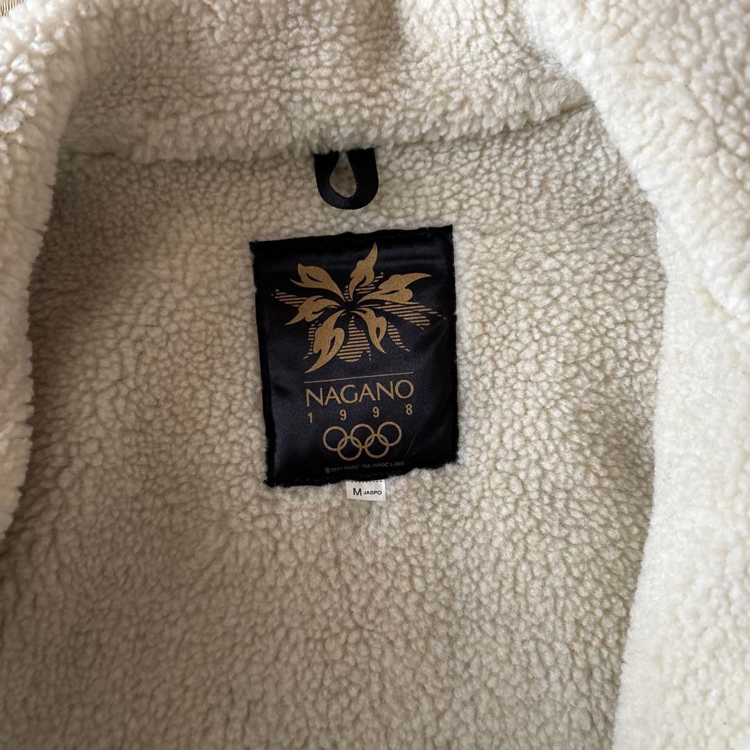日本製】1998長野オリンピック 日本代表ボアジャケットM 希少レア限定