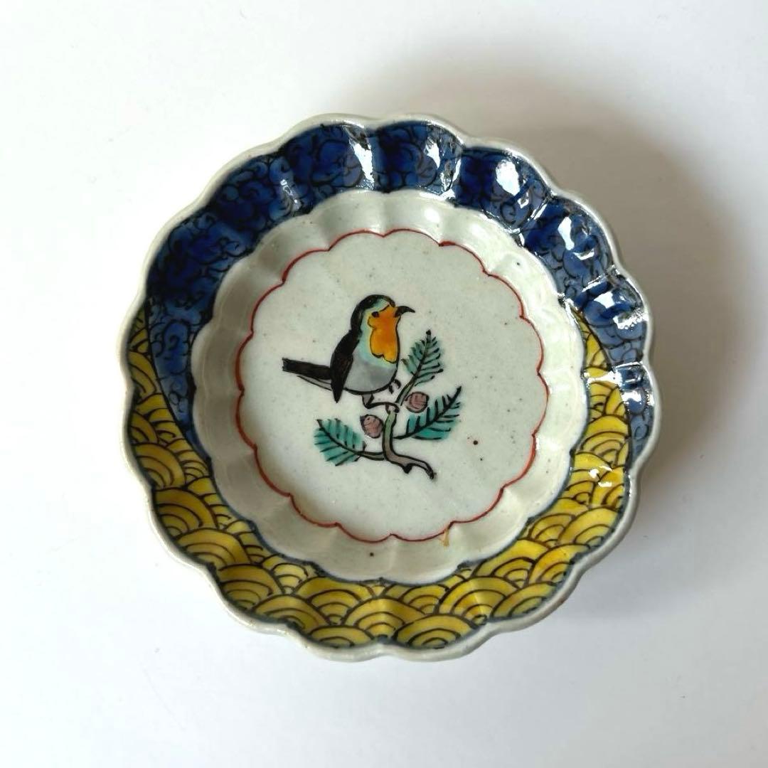 松浦コータローさん 色絵皿 未使用 1枚 鳥 小皿豆皿 - メルカリ