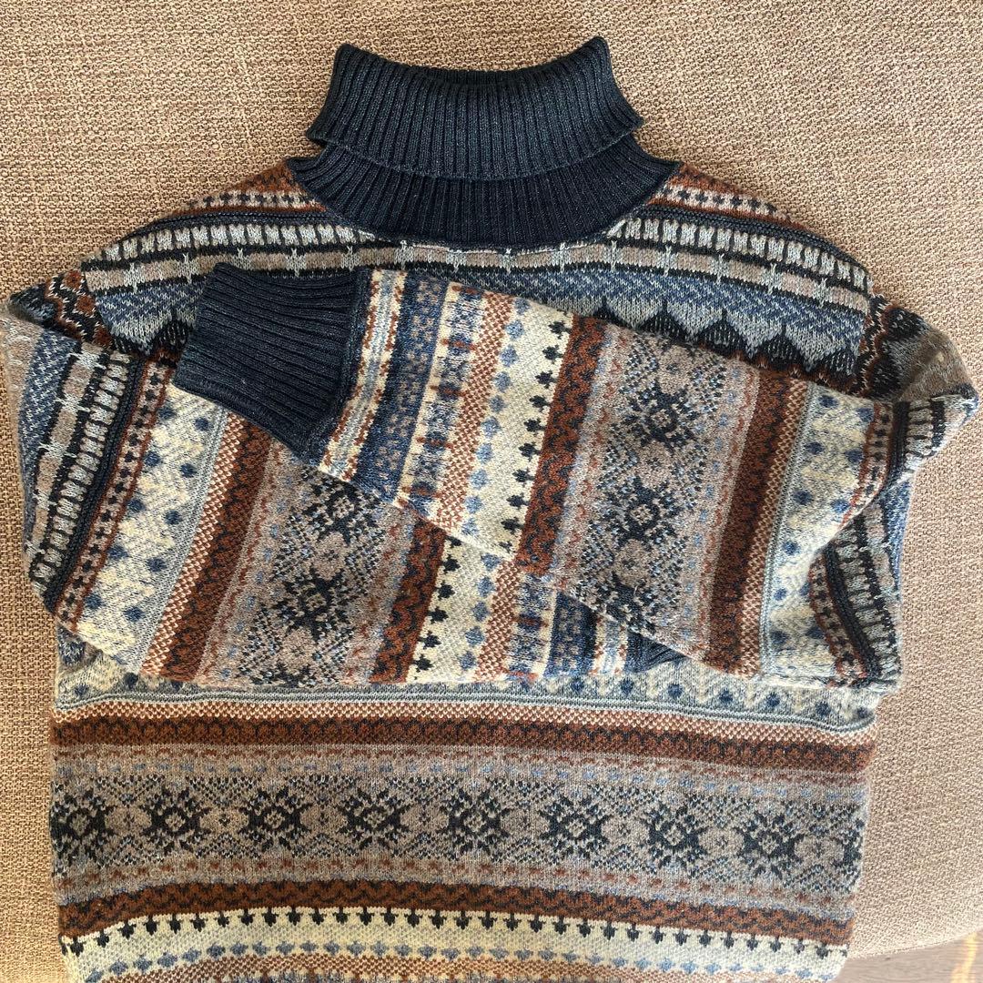 45R ノルディックジャカード 908タートル（インディゴ）