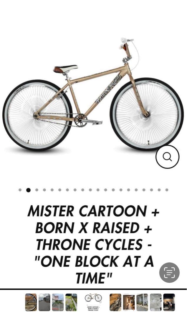 自転車本体 BornxRaised Mr.cartoon Throne CyclesBMX
