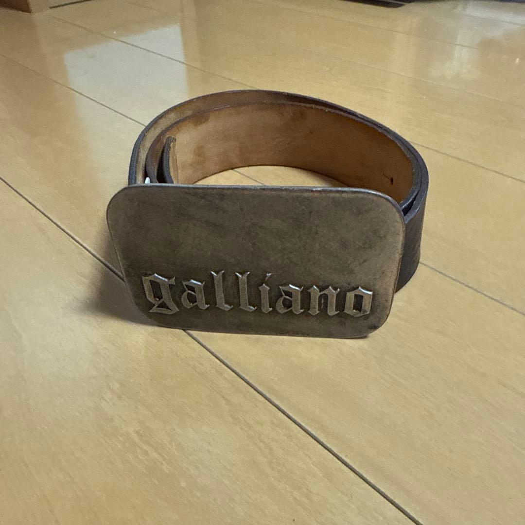 John Galliano ジョンガリアーノ レザーベルト