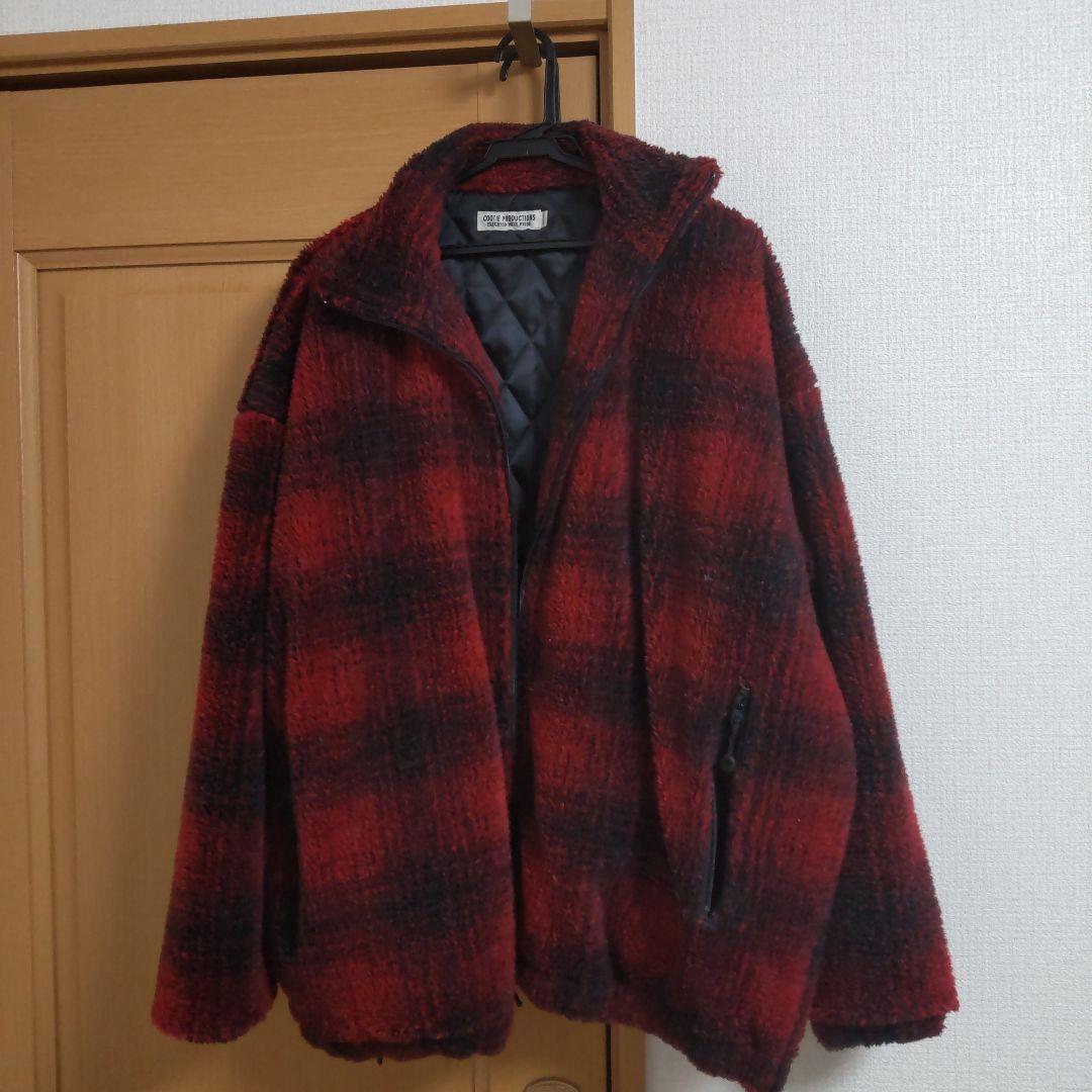 COOTIE PRODUCTIONS M フリースジャケット レッド