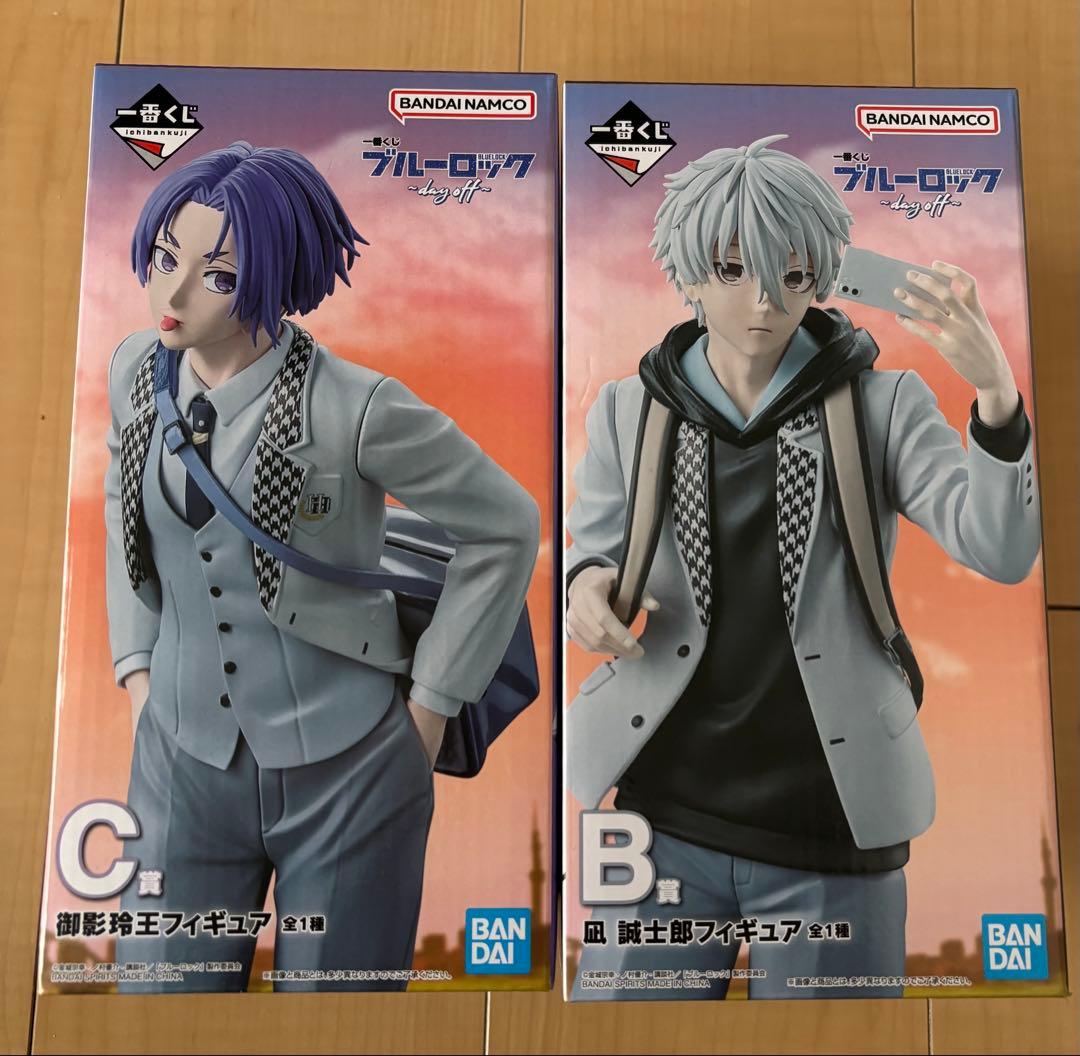 一番くじ ブルーロック ～day off～ 凪誠士郎 御影玲王フィギュア