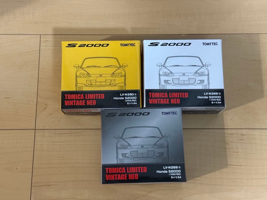 トミカリミテッドヴィンテージネオ S2000 3種