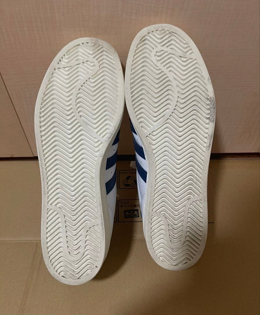 キムタク HERO アディダス オリジナルス スーパースター ホワイト/ブルー