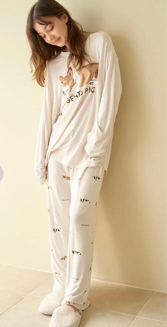 ジェラートピケコーギー柄 パジャマ ジェラピケ - メルカリ