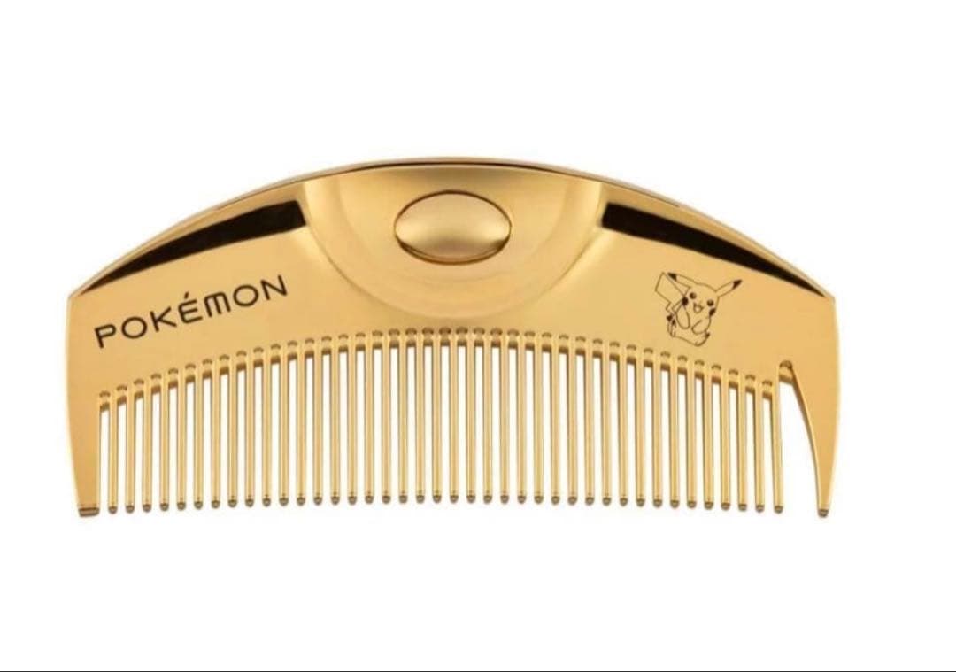 LOVECHROM ラブクロム　ポケモン 金メッキ コーム ピカチュウデザイン