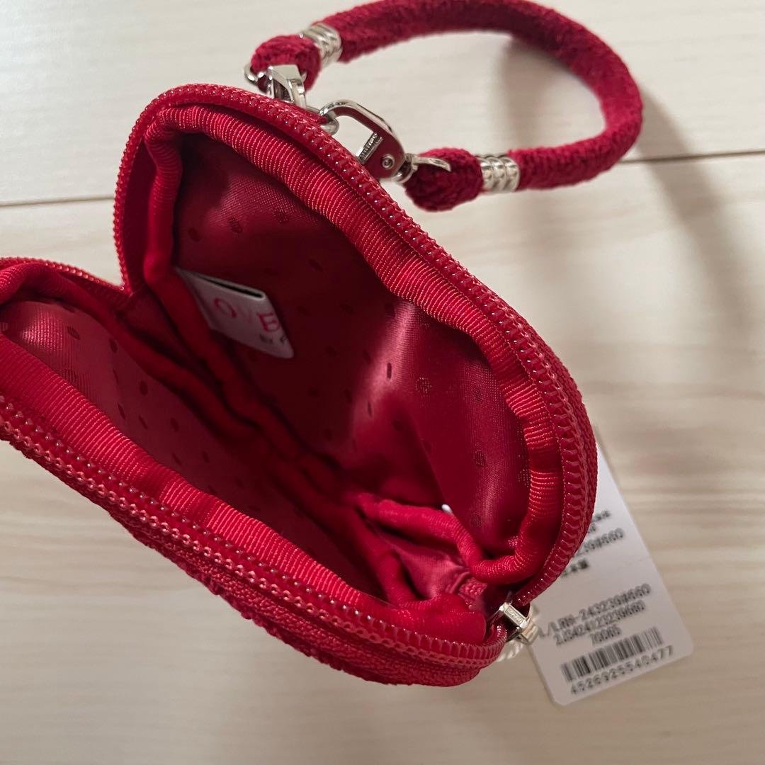 新品】FEILER フェイラー ラブラリーハート ハート型ポーチ ダーク