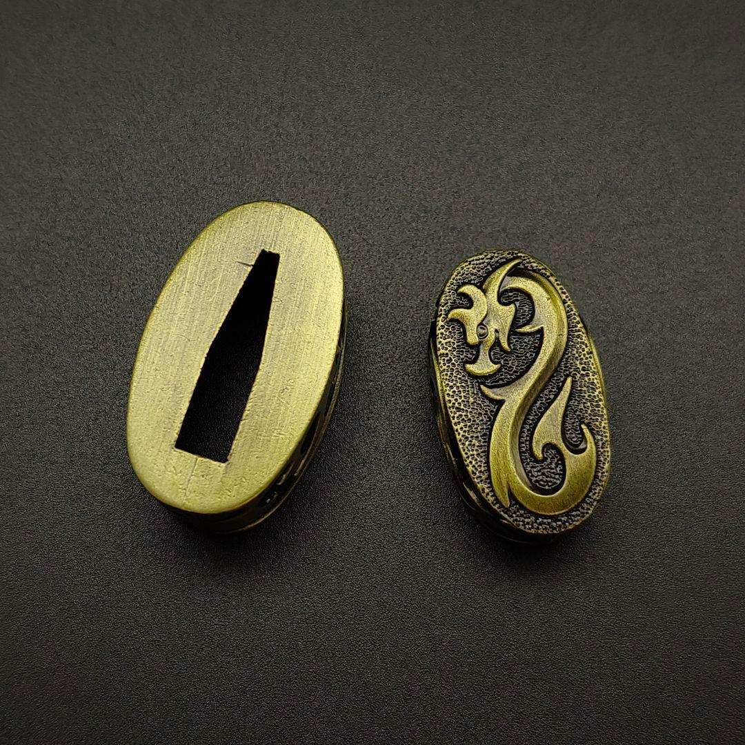 HJ107 縁頭 合金製 刀剣美術 武道具 居合 日本刀装具 - メルカリ