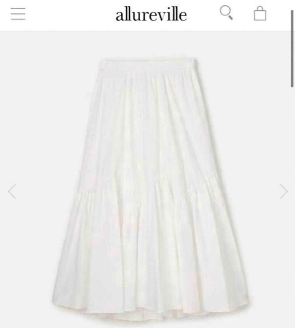 アルアバイル　ルルウィルビー バイヤス切替ギャザースカート ◇バイヤス切替ギャザースカート|allureville OFFICIAL SITE / ONLINE