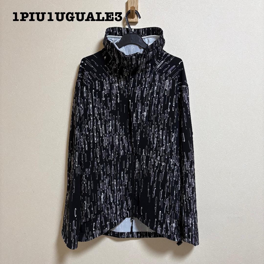 ウノピゥウノウグァーレトレ 4WAY総柄グラフィックスタンドネックジャケット 1PIU1UGUALE3 RELAX グラフィックスタンドネックジャケット ジップ