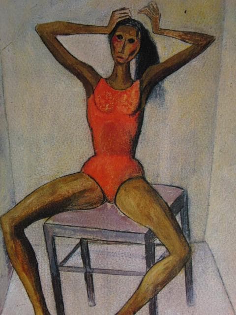 C. OROZCO ROMERO（C.オロズコ　ロメロ） 、赤い海水着