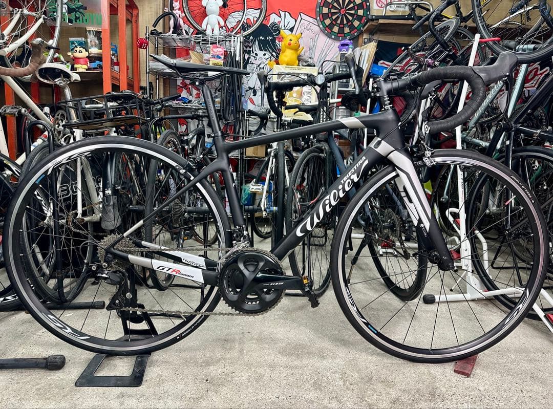 Wilier GTR TEAMフルカーボン基本分解発送送料無料！消耗品交換済み！ WILIER】個人的イチオシ！初めてのカーボンバイクにオススメです
