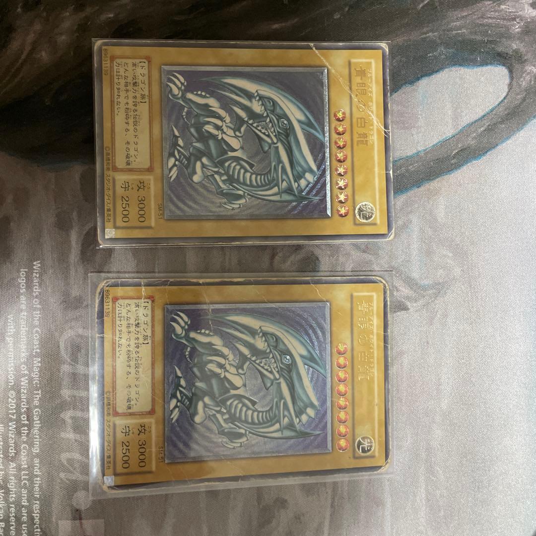 ブルーアイズホワイトドラゴンレリーフ　2枚セット