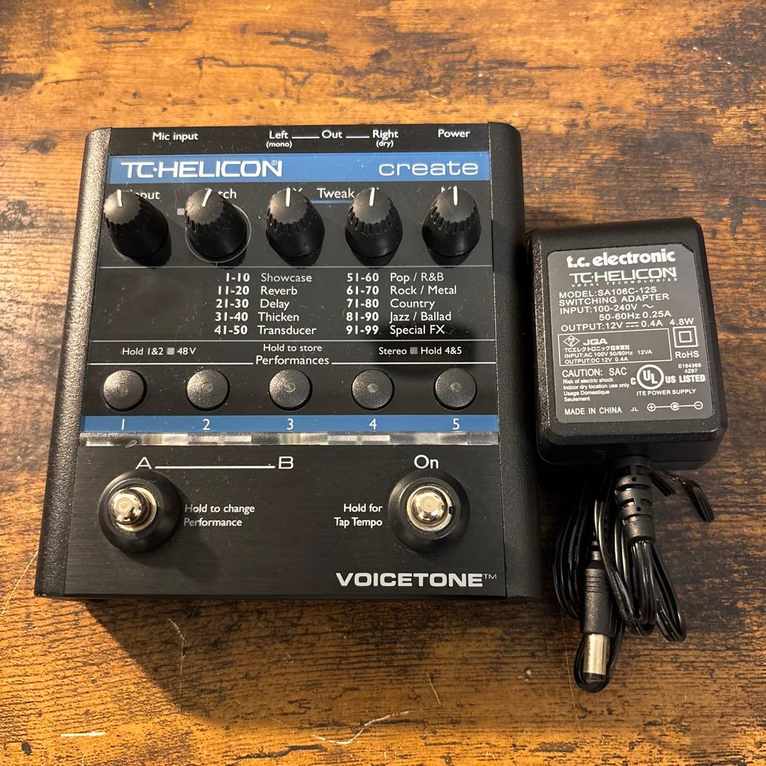ギター TC-HELICON VOICETONE create Amazon | TC-HELICON VOICETONE Create-XT ボーカル用エフェクター