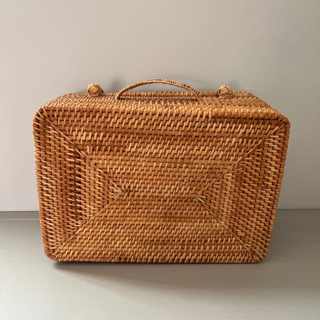 無印良品 ラタン ピクニック バスケット - メルカリ
