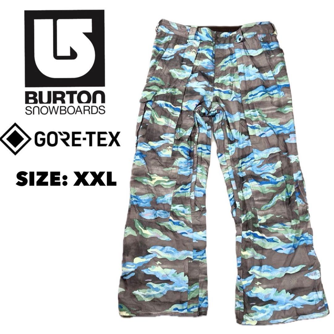 BURTON GORE-TEX 迷彩 スノーボードパンツ　2Lサイズ