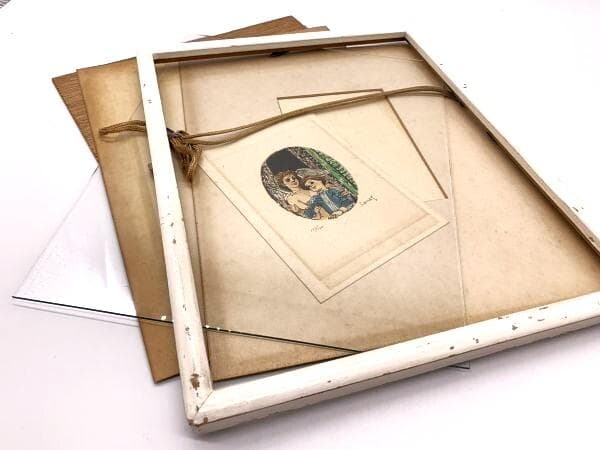 【 小松崎邦雄『天使』】　リトグラフ　ED101/120 　額装