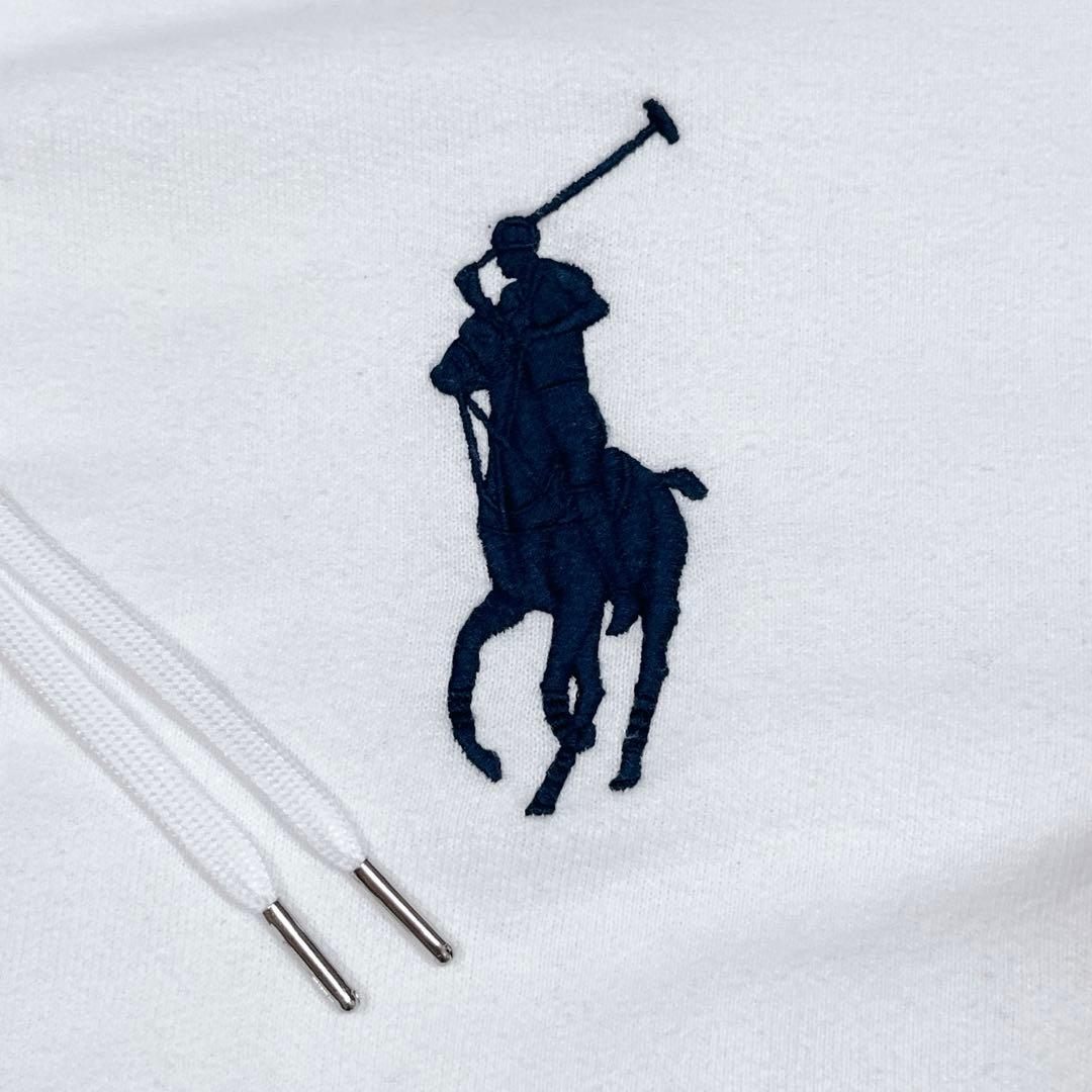 ラルフローレン ビッグポニー ジップアップパーカー ホワイト