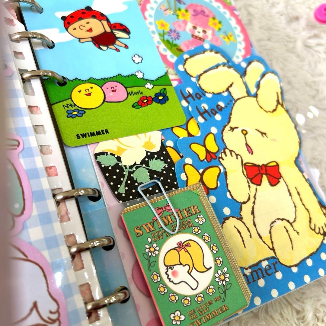 1080 おすそ分けファイル バイブルサイズクリアバインダー 昭和レトロ