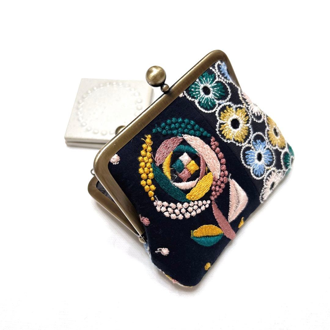 ミナペルホネン ハンドメイド がま口⭐️sandrose piha ⭐️財布