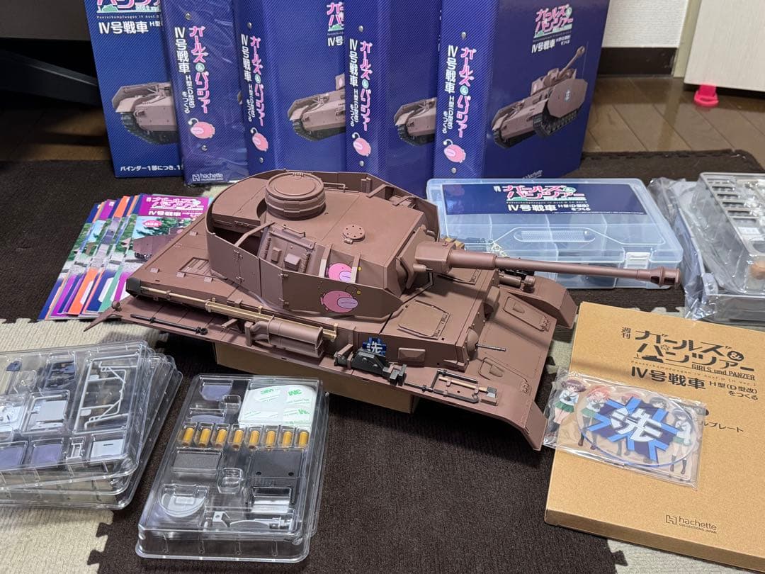 【1~57号】週刊 ガールズ&パンツァー Ⅳ号戦車H型(D型改)をつくる1/12