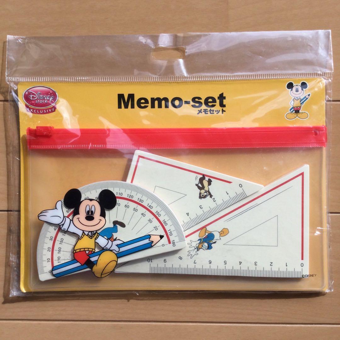 ディズニー ミッキー 定規風メモ ディズニーストア