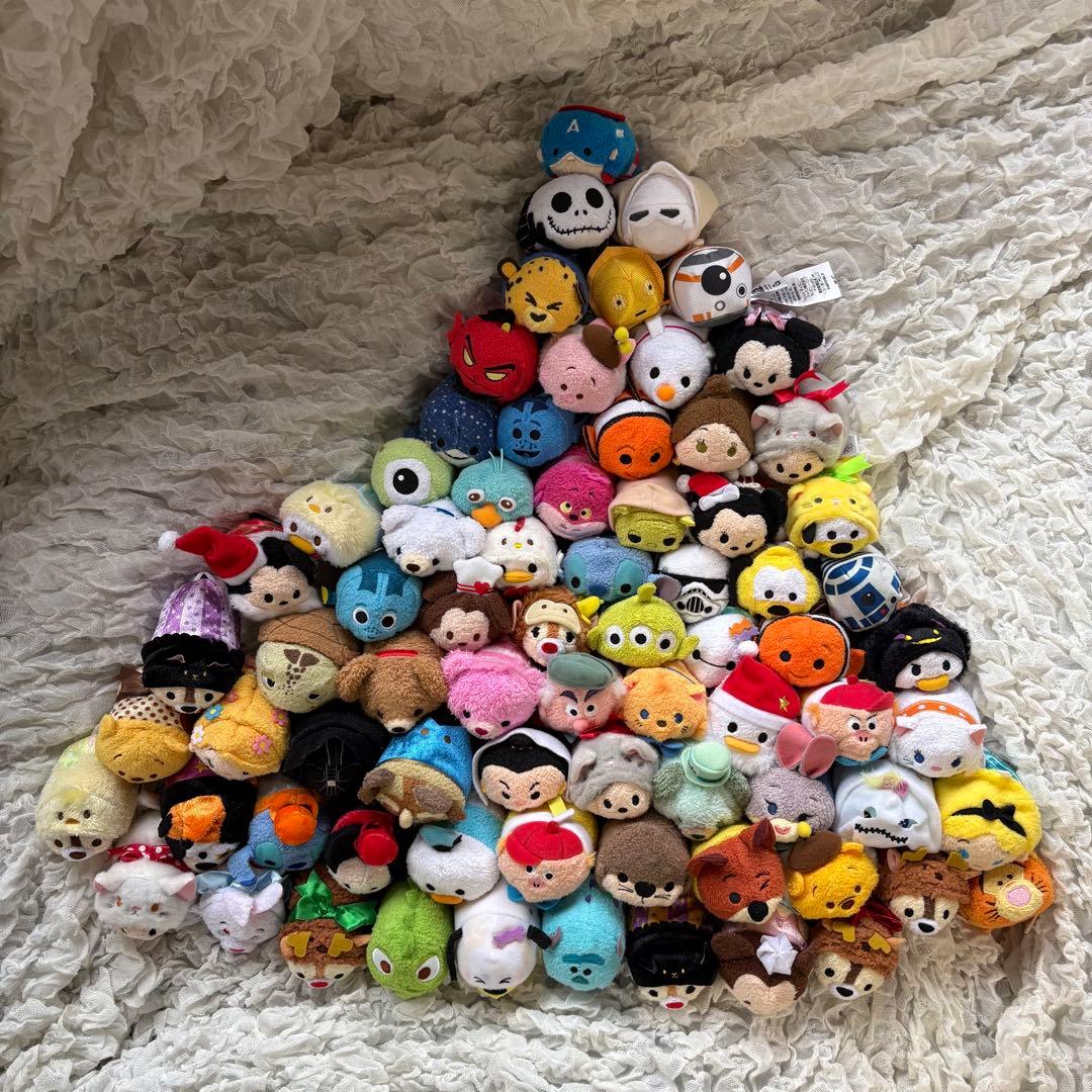 ディズニーストア ツムツム ぬいぐるみ 75個セット まとめ売り
