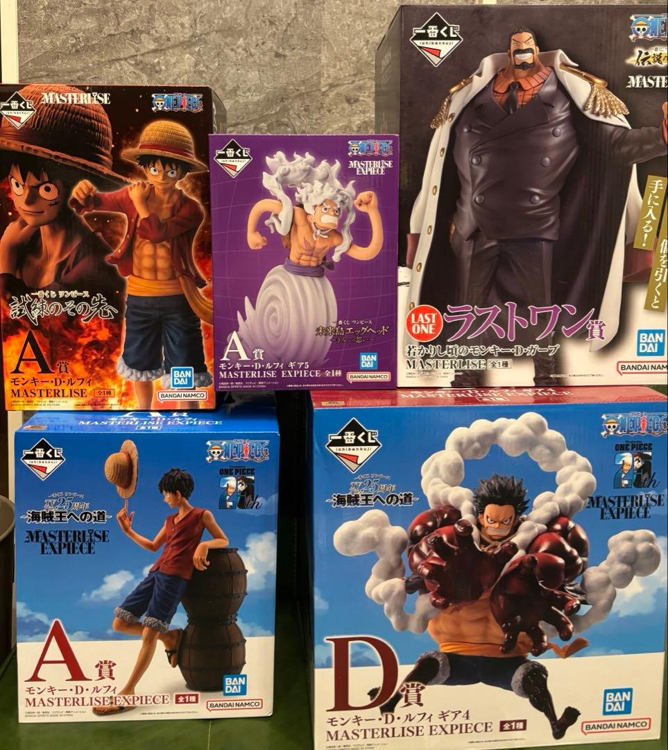 ワンピース　一番くじ　フィギュア5体セット
