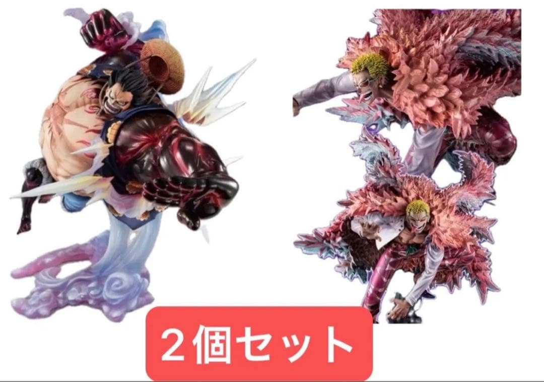 ルフィギア4 弾む男Ver.2 とSA-MAXIMUM” “天夜叉”ドフラミンゴ フィギュア専門店 -ソダチトイズ / モンキー・D・ルフィ ギア“4” 弾む