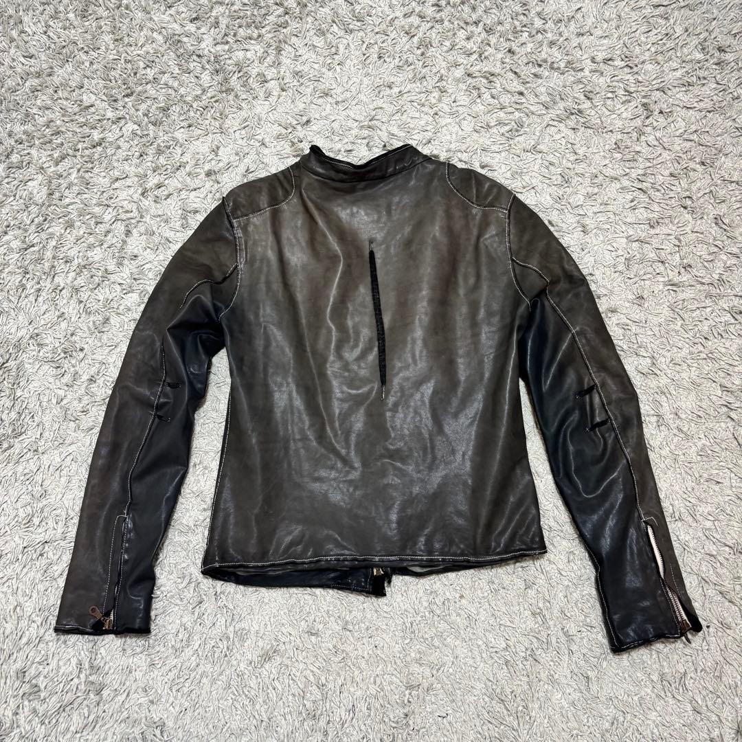 sisii シシ 牛革 レザー ライダース シングルライダース ブラック M