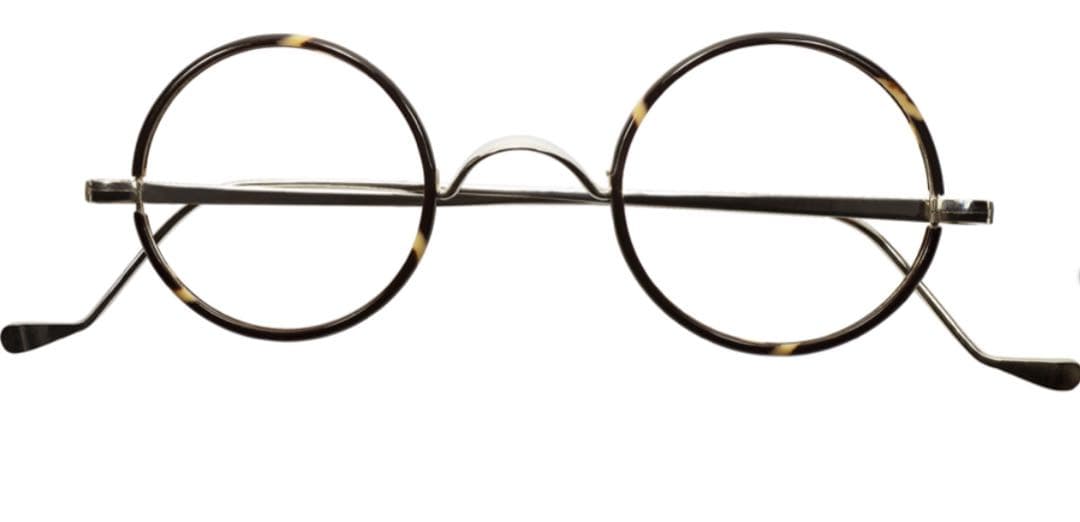 1930sフレーム フランス セル巻 一山式 メタル 正円 ラウンド 丸眼鏡