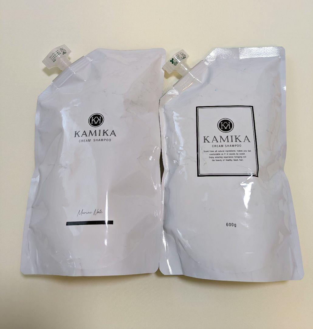 【KAMIKA】クリームシャンプー 600g 2個セット