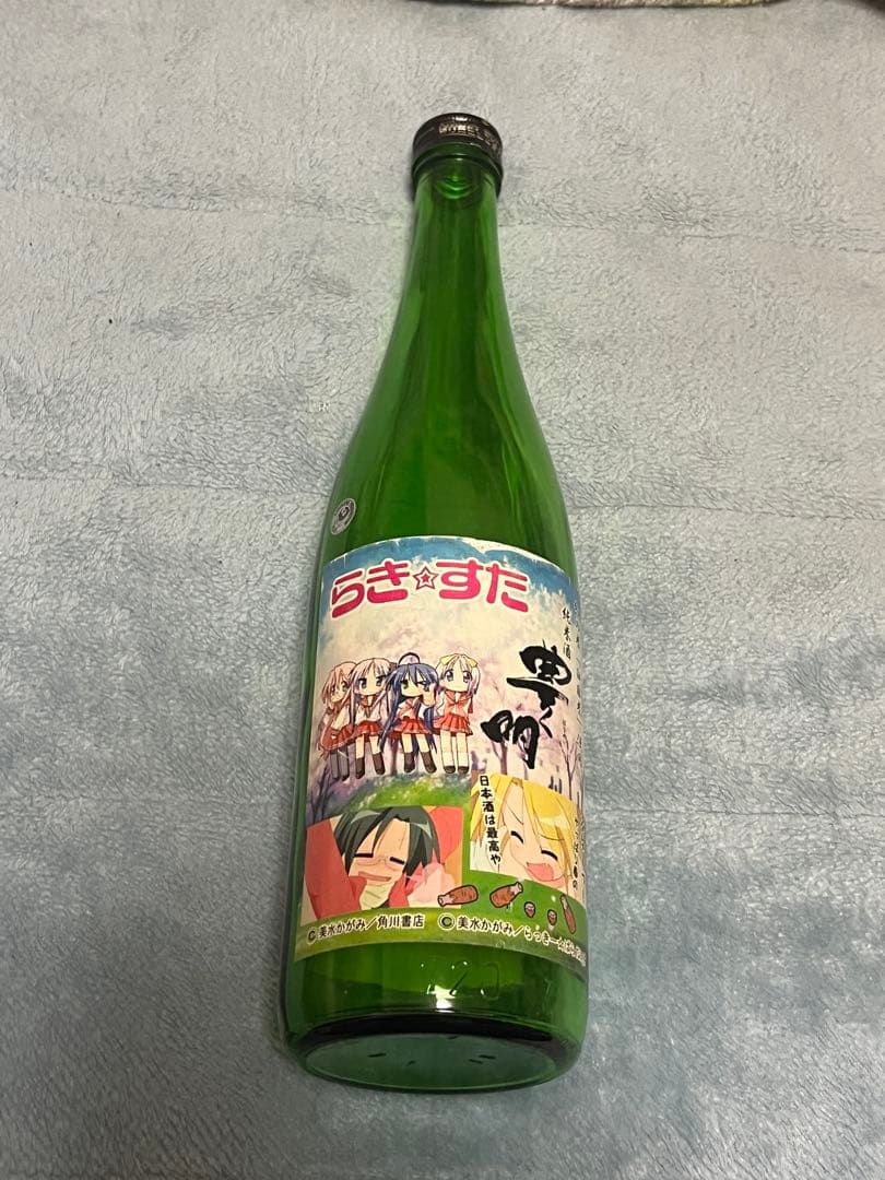 純米酒　豊明　らき☆すたコラボラベル　瓶 幸手市限定 純米吟醸「豊明」らき☆すたラベル720ML らきすた酒