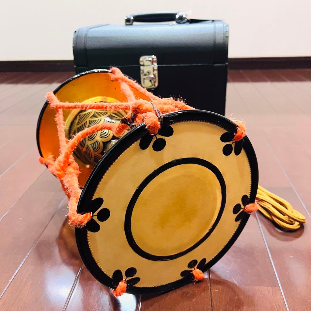 小鼓（本革）　ケース付き