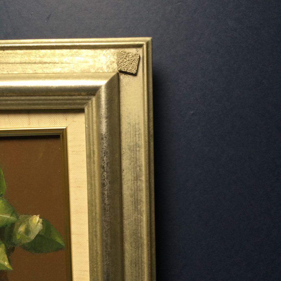 yqjgc専用　　　　　有馬　久ニ　「被せ焼徳利と白椿　」　油彩　s m サイズ