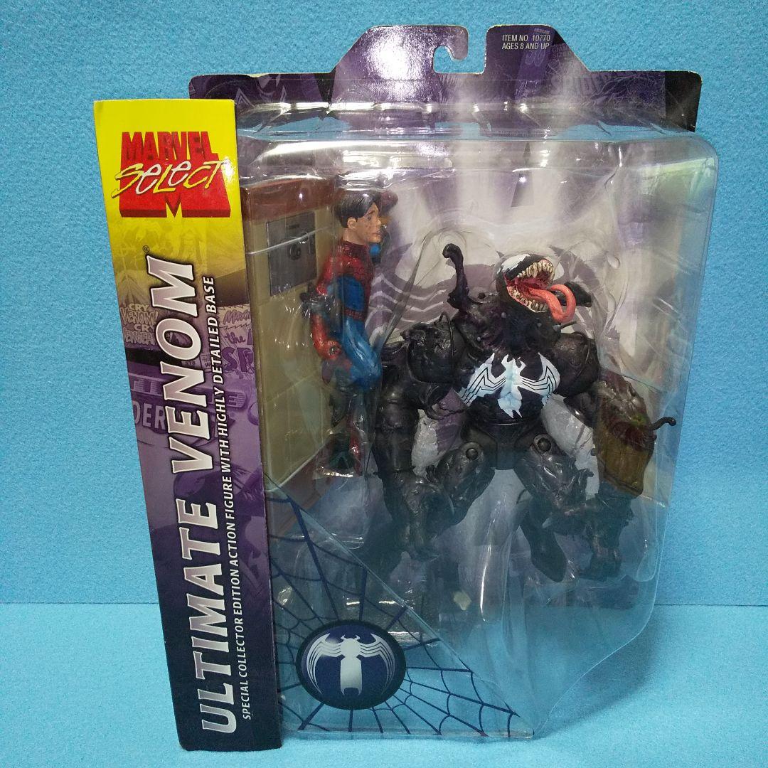 未開封☆アルティメットヴェノム/マーベルセレクト、スパイダーマン マーベルレジェンド・シリーズ スパイダーマン スパイダー・ヴェノム