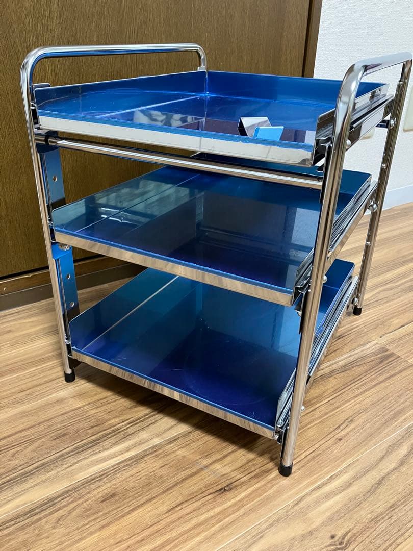 【日本製】 シンク下 収納ラック3段 幅35cm★美品