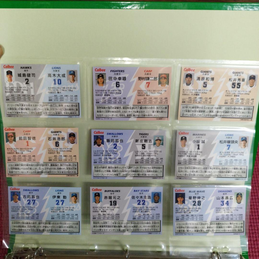 カルビー プロ野球チップス1998年SPカード付バインダー シリアル