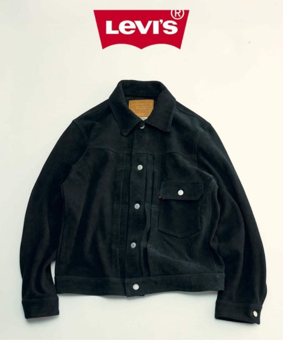 リーバイス ジャーナルスタンダード別注TYPE1スエードトラッカージャケットＭ Levi's(R) / リーバイス(R) 別注 TYPE1スエード トラッカージャケット