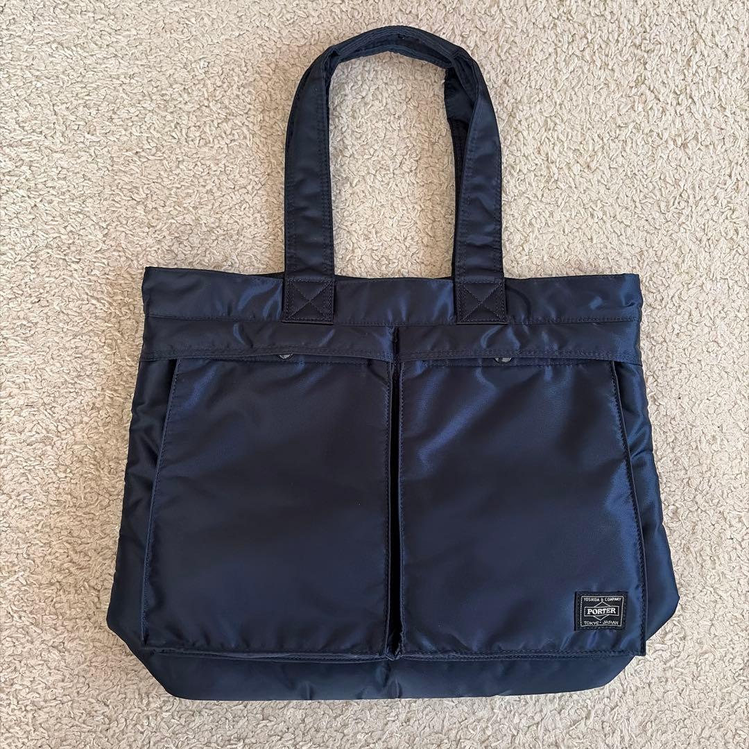 PORTER / TANKER トートバッグ A4 ネイビー