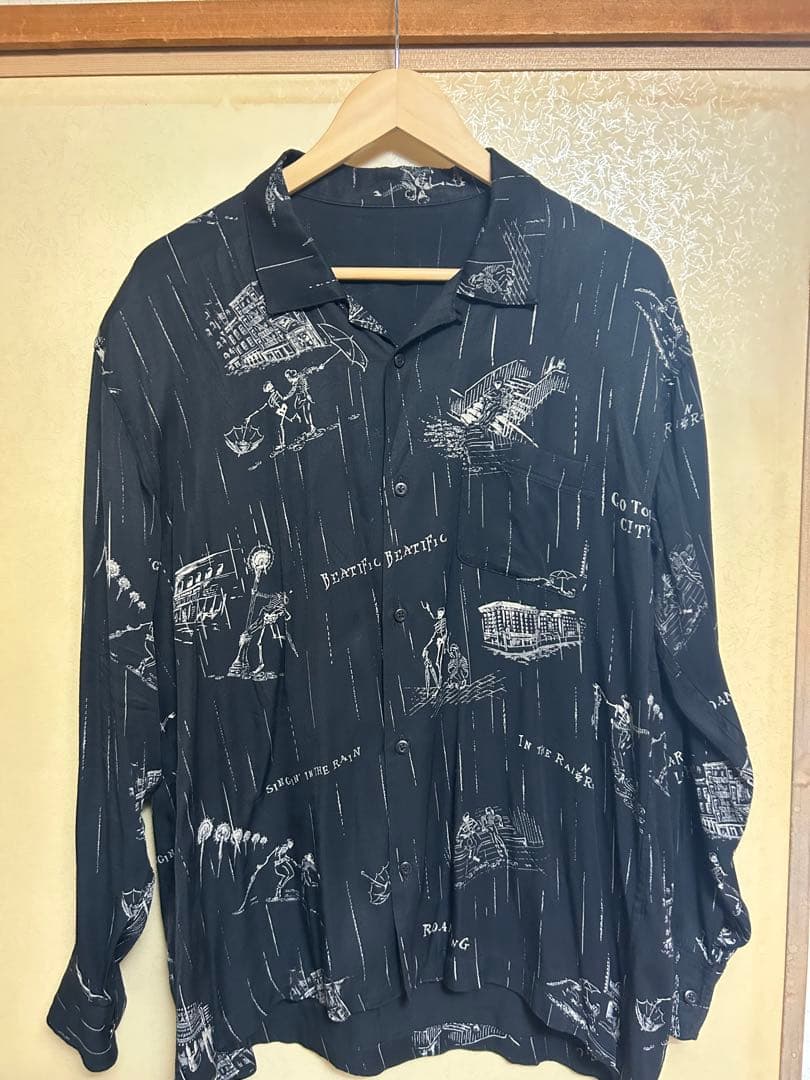 【美品】Porter Classic ポータークラシック 長袖アロハシャツ 黒M PORTER CLASSIC（ポータークラシック） シャツ 「PORTER CLASSIC