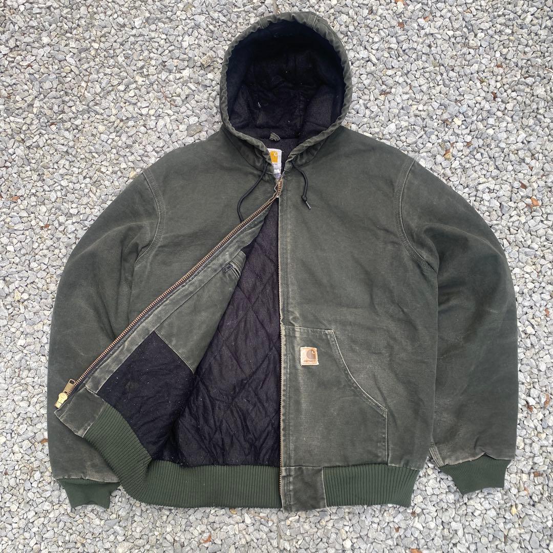 カーハートCarhartt アクティブジャケットJ130MOS モスグリーンM